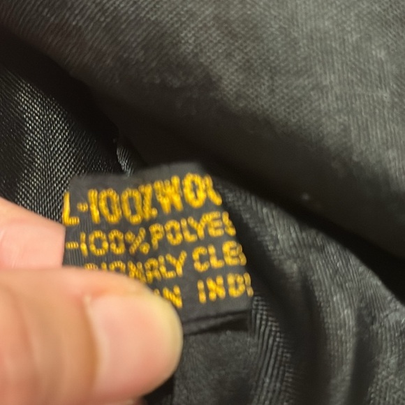 Easy Riders Leather Wool Jacket Motorcycle Native Navajo Aztec Print M vintage - Picture 10 of 13